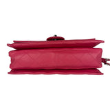 Chanel Pink Quilted Leather Accordion Flap Bag 2014