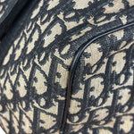 Christian Dior Vintage Navy Trotter Boston Bag