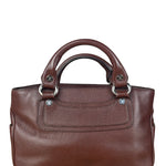 Celine Brown Pebbled Leather Boogie Handbag