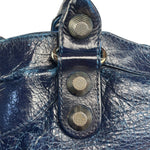Balenciaga Navy Blue Giant Hardware City Bag