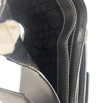 Christian Dior Vintage Patent Leather Gray Bi-Fold Wallet