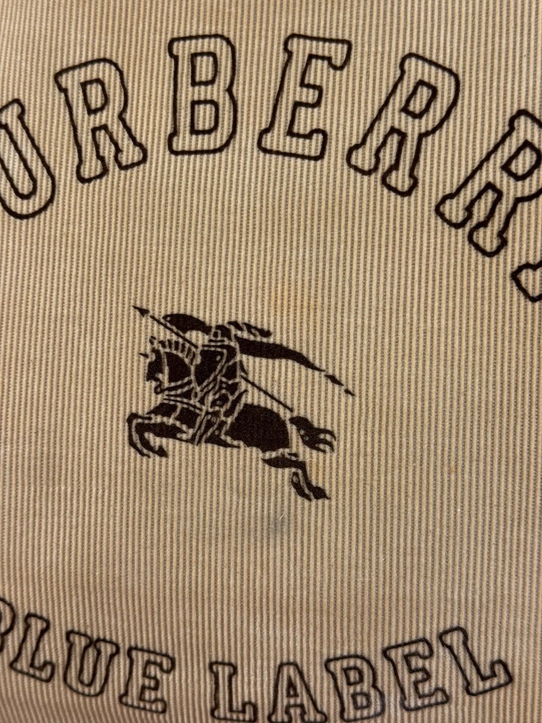 Burberry Blue Label Corduroy Leather Crossbody