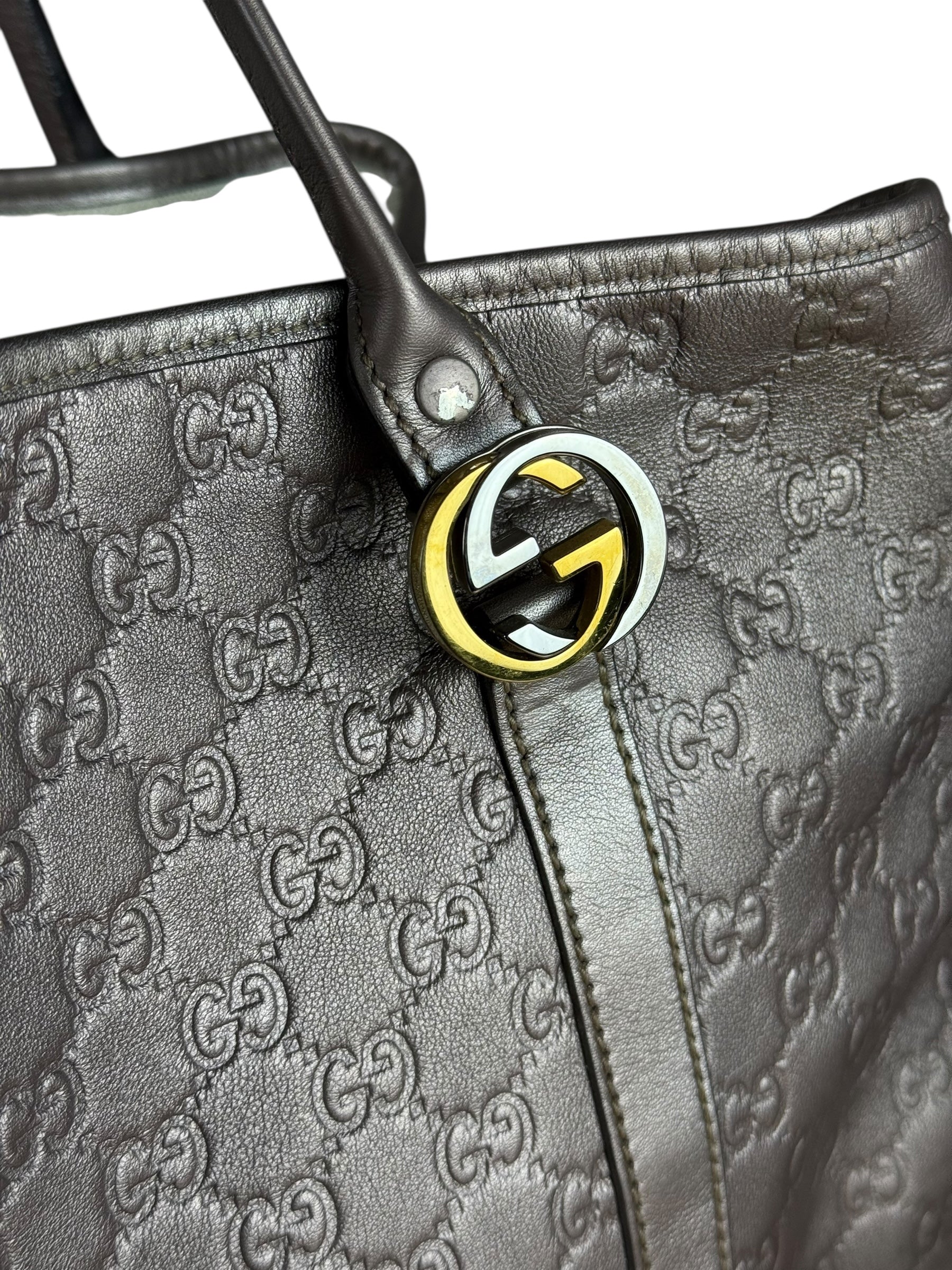 Gucci GG Metallic Shoulder Tote