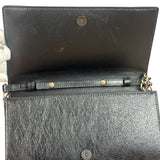 Balenciaga Black Croc Embossed Le City Clutch/Wallet