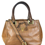 Prada Brown Leather 2Way Bag