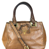 Prada Brown Leather 2Way Bag