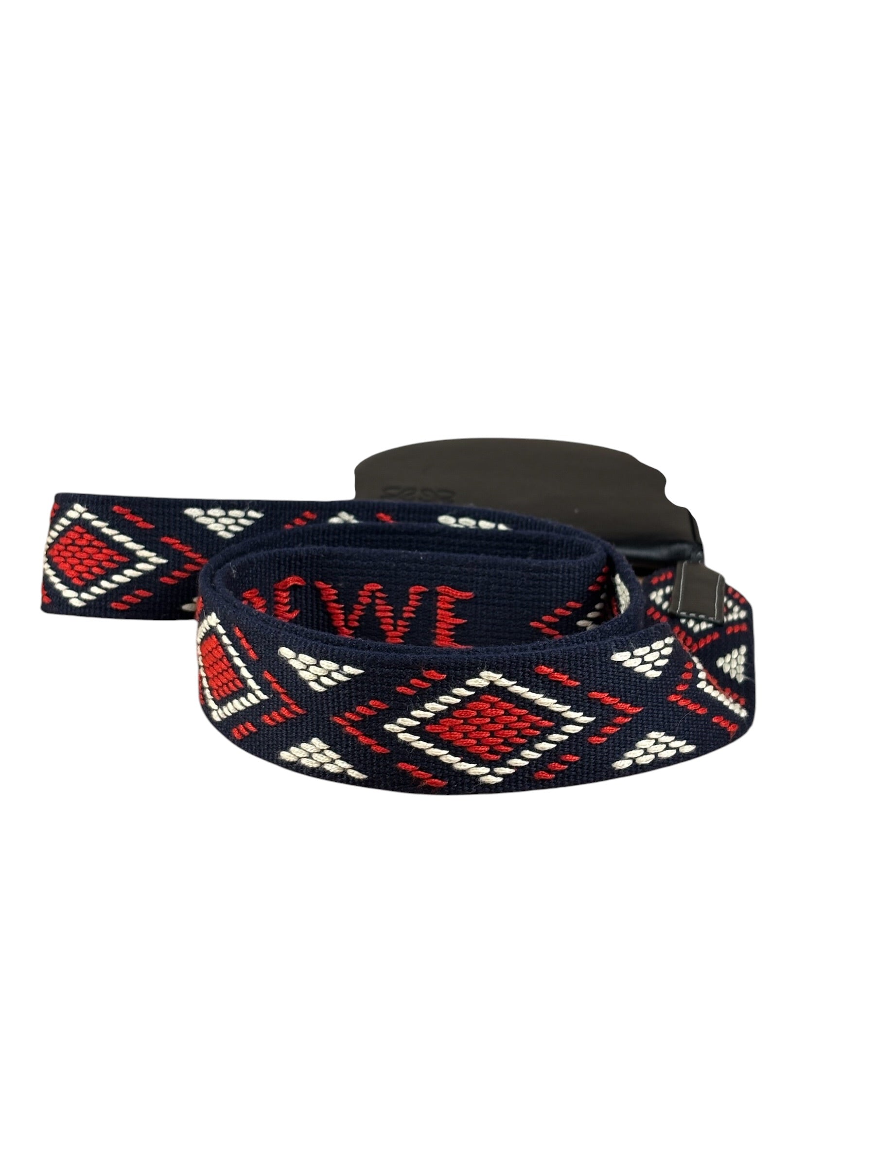 Loewe Anagram Black Leather Heel Crossbody Pochette