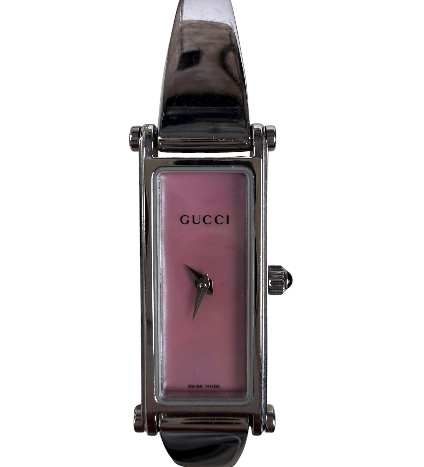 Gucci 1500L Pink Mother Of Pearl Dial