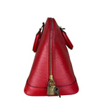 Louis Vuitton Red Epi Alma Handbag