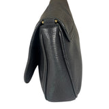 Gucci Black Pebbled Leather Soho Chain Flap Crossbody Bag