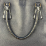 Prada Navy Blue Saffiano Leather Vertical Tote Bag