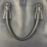 Prada Navy Blue Saffiano Leather Vertical Tote Bag