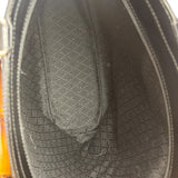 Gucci Vintage Black Ribbed Bamboo Top Handle Bag