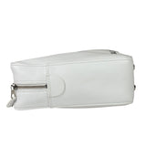 Balenciaga White Leather Triangle Two-Way Bag