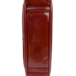 Chanel Burgundy Patent Leather Mademoiselle Bijoux Chain Flap Bag 2008