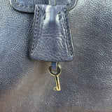 Prada Vintage Muted Blue Leather Glace 2Way Handbag
