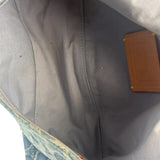 Coach Signature Blue Jacquard Denim Soft Tabby Shoulder Bag