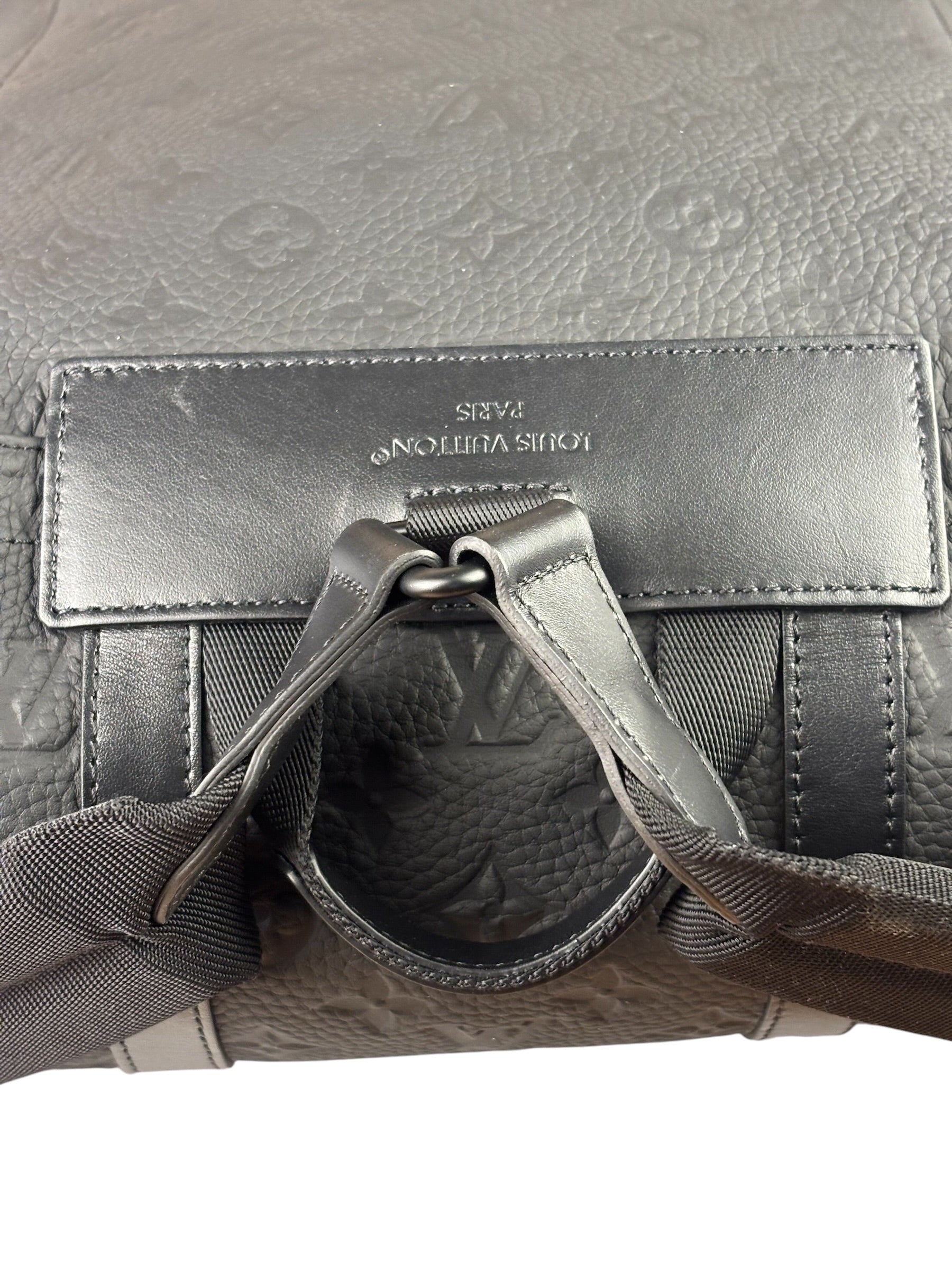 Louis Vuitton Monogram Taurillon Christopher MM Backpack