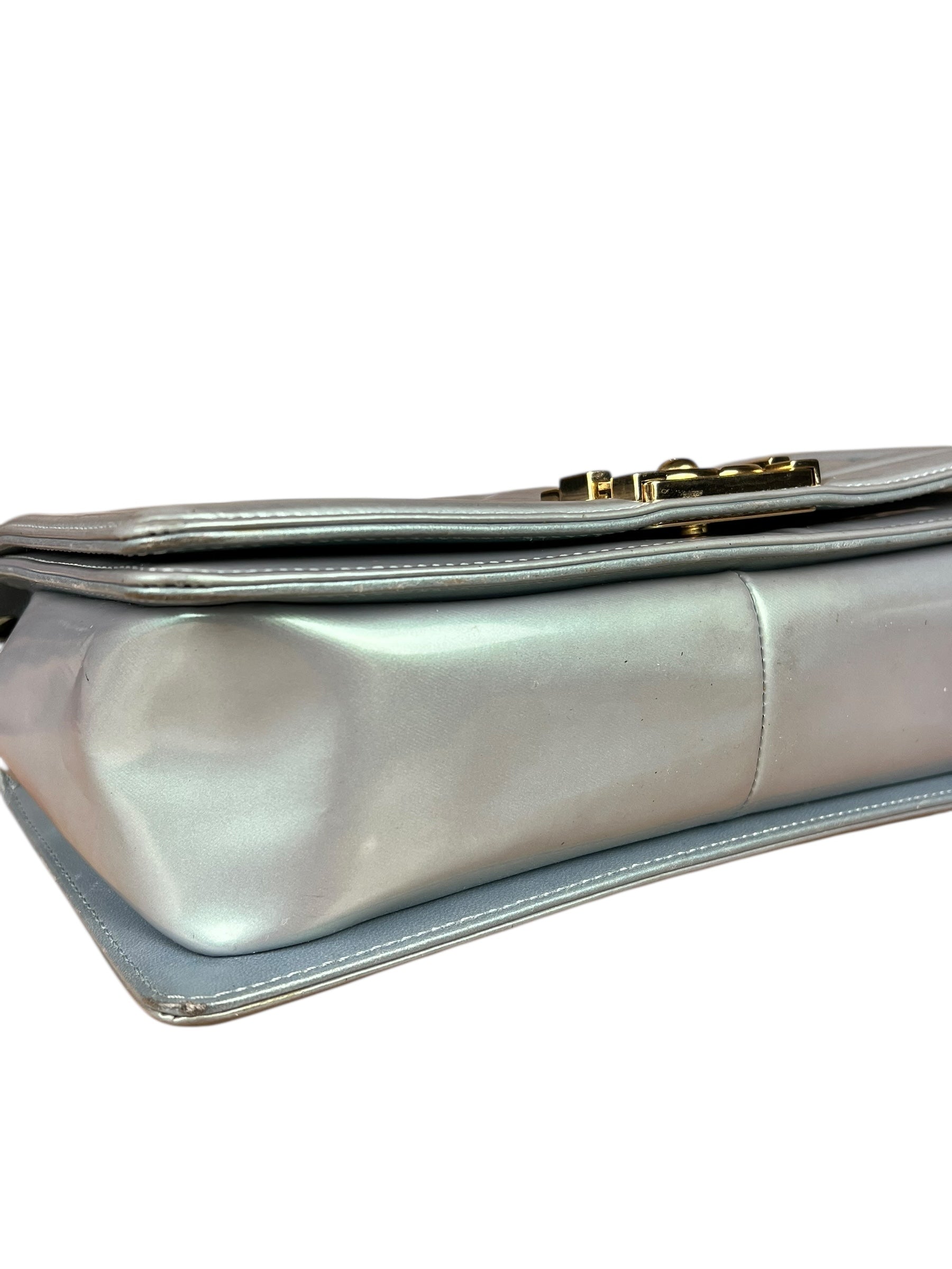 Chanel Medium Quilted Iridescent Boy Bag