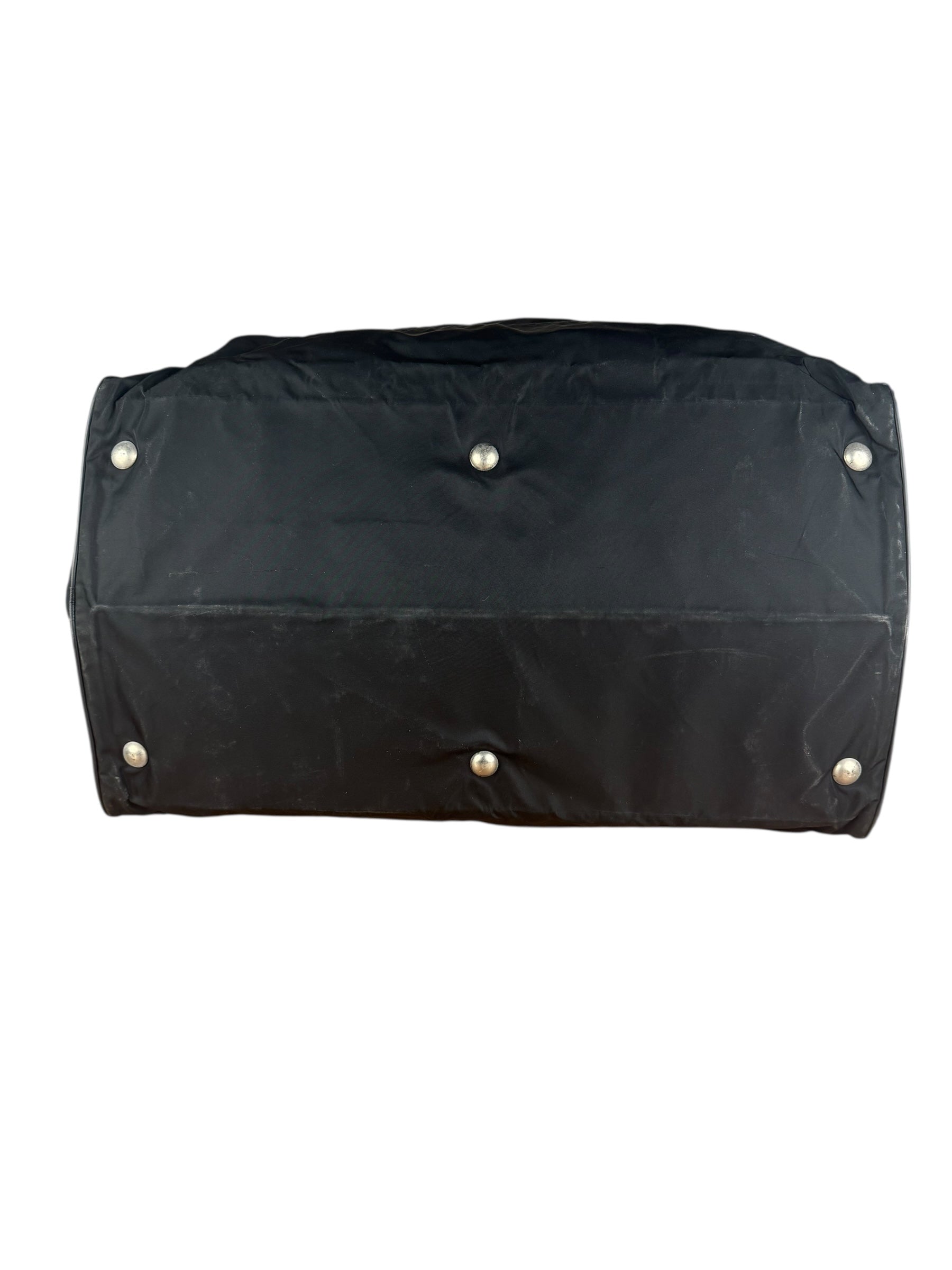 Prada Black Nylon Vintage Duffle Bag