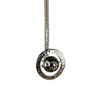 Vivienne Westwood Silver 3D Globe Necklace
