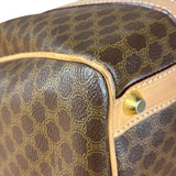Celine Brown Leather Boston Handbag