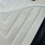 Chanel Bicolor Chevron V-Quilted Leather Camera Case 2014