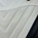 Chanel Bicolor Chevron V-Quilted Leather Camera Case 2014