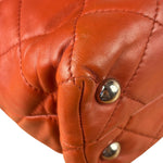 Chanel Red Quilted Calfskin In The Business Tote 2011