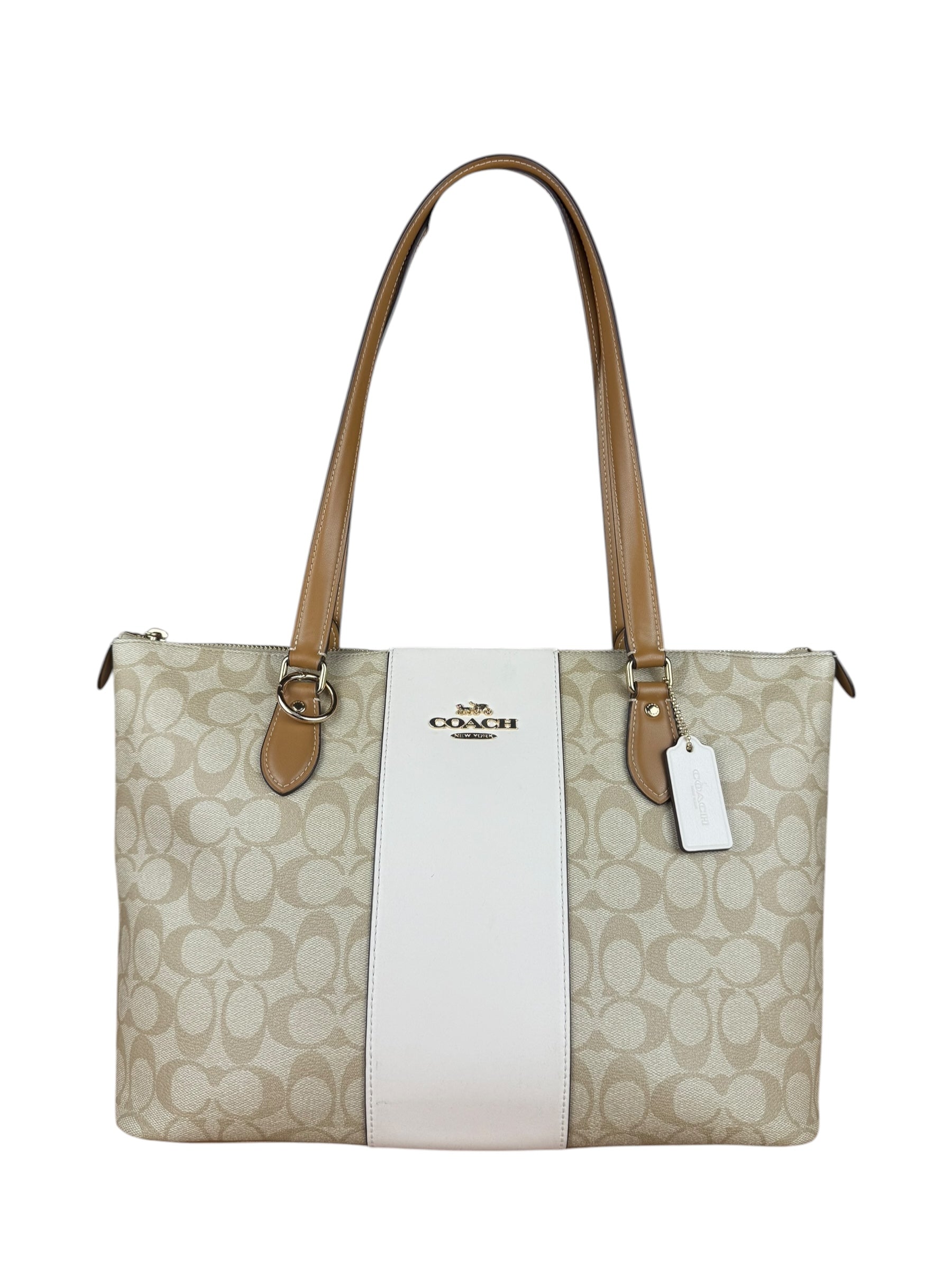 Coach Signature Canvas Gallery Tote
