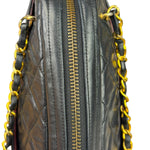 Chanel Black Quilted Lambskin Camera Bag 1989