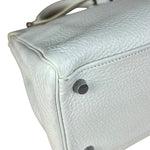 Hermes Kelly 32 White Clemence Leather Handbag 2008