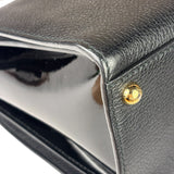 Dolce & Gabbana Black Patent Leather Borsa A Mano Two-Way Bag