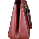 Burberry Vintage Leather Burgundy Handbag