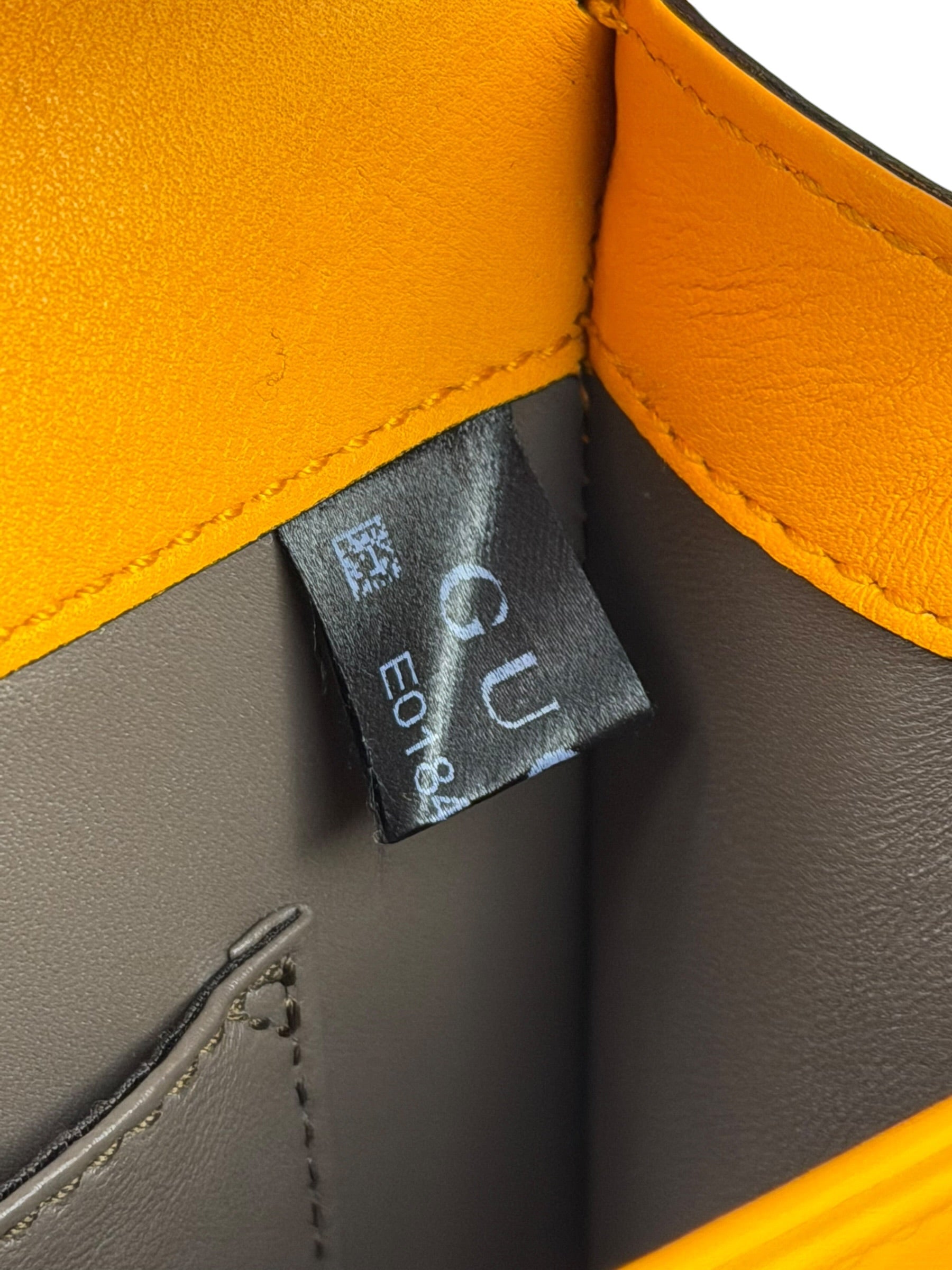 Gucci Orange GG Polished Leather Shoulder Bag