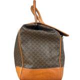 Celine Vintage Macadam Coated Canvas Weekender Travel Bag