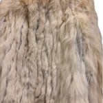 Vintage Ivory/Brown Fox Fur Coat