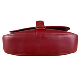 Loewe Vintage Red Leather Shoulder Bag