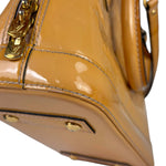 Louis Vuitton Yellow Monogram Vernis Alma BB Two-Way Bag