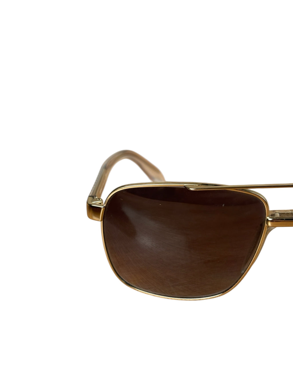 Versace Black-Gold Frame Aviators Reading Sunglasses