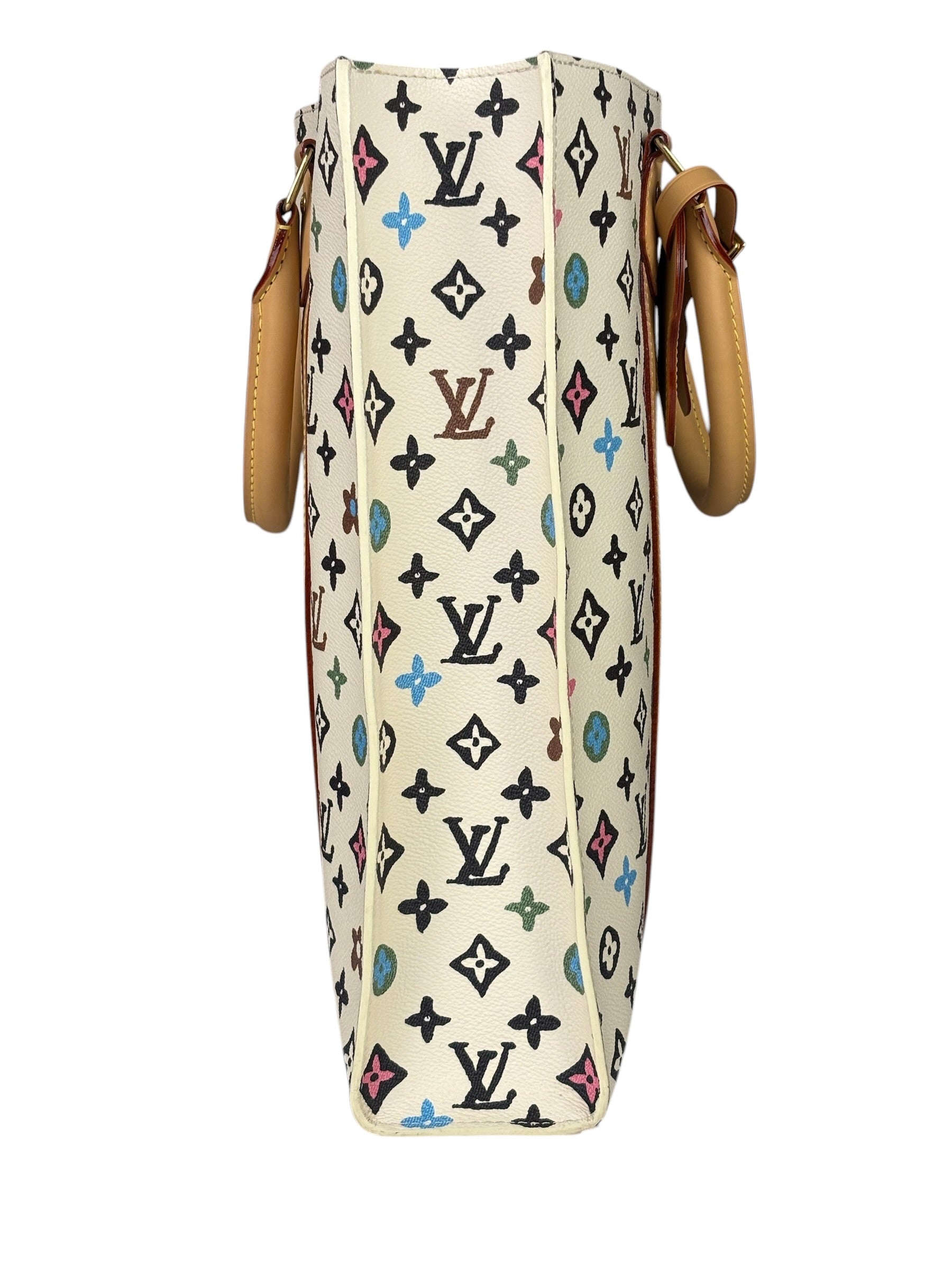 Louis Vuitton x Tyler Cream Monogram Craggy Sac Plat Tote