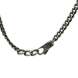 Gucci Sterling Silver Tag Turquoise Enamel Pendant Necklace