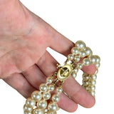 Vivienne Westwood Three Row Pearl Drop Choker