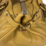 Chloe Yellow Leather Paddington Shoulder Bag
