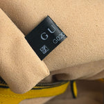 Gucci Bright Yellow GG Marmont Matelasse Shoulder Camera Bag