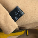 Gucci Bright Yellow GG Marmont Matelasse Shoulder Camera Bag
