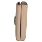 Fendi F Nude Pink Micro Trifold Wallet