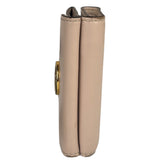 Fendi F Nude Pink Micro Trifold Wallet