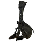 Balenciaga Black Denim Le Cagole XS Shoulder Bag