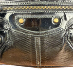 Balenciaga Black Leather Classic City Shoulder Bag